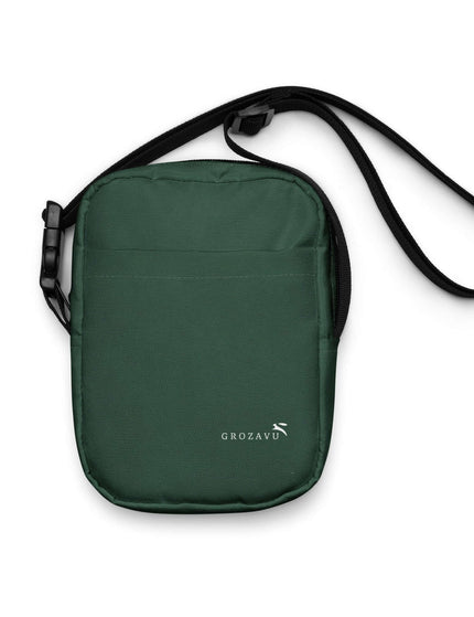 Front view of the Maison Grozavu Uncompromising Ash Bag in bag — showing the premium fabric texture.