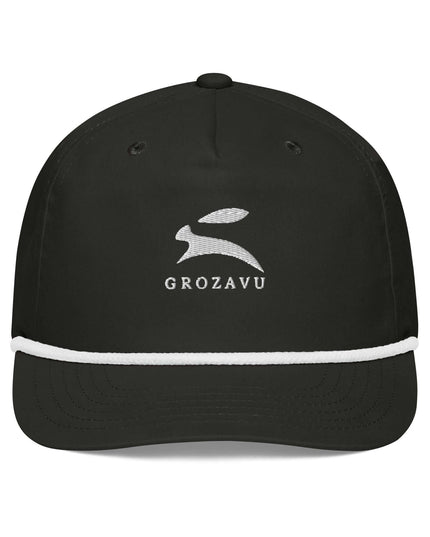 Front view of the Maison Grozavu Modern Ghost Cap in cap — showing the sleek silhouette.