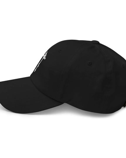 Front view of the Maison Grozavu Bone Cap Profile in hat — showing the sophisticated hardware.
