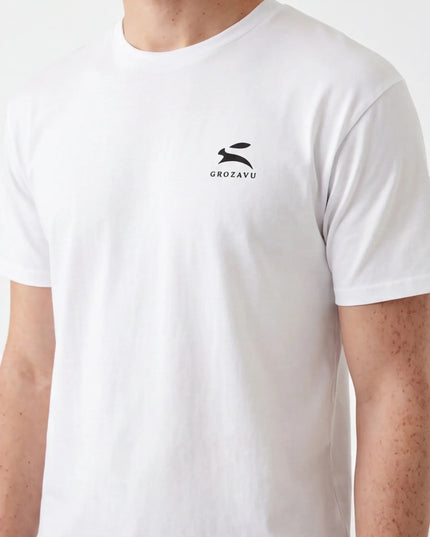 Front view of the Maison Grozavu Bespoke Carbon Top in top — showing the effortless drape.