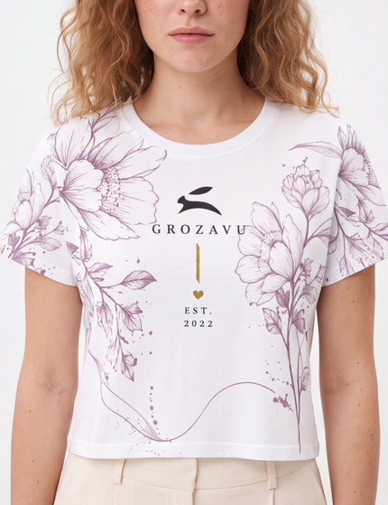 All-Over Print Crop Tee