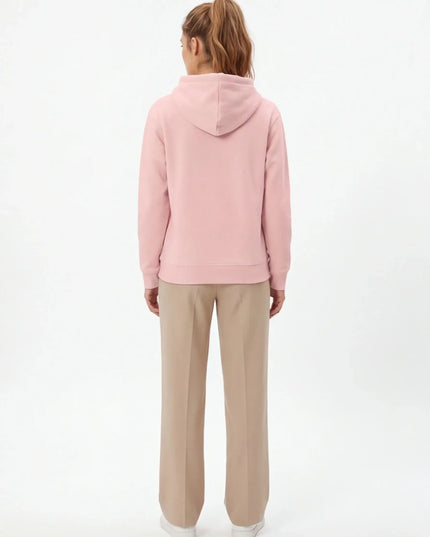 Front view of the Maison Grozavu Stark Chalk Hoodie in collection — showing the structural collar.