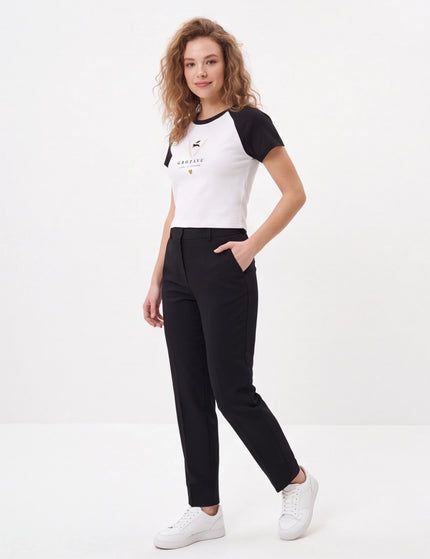 Women’s micro rib raglan baby tee