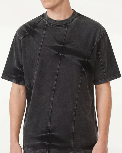 Maison Grozavu Slate Top Loom in signature tone — front view showing the structured collar construction