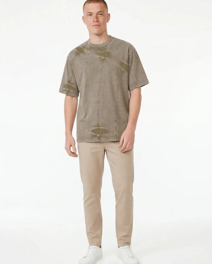 Maison Grozavu Slate Top Loom in signature tone — front view showing the precise sleeve cut