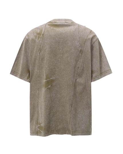 Maison Grozavu Slate Top Loom in signature tone — rear view showing the structured collar construction