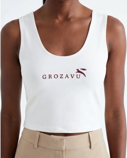 Formidable Earth Tank lifestyle image — the piece worn in context showing natural drape and proportions