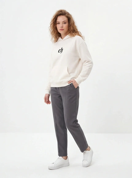 Pullover Iconico – in Twill di Lusso per un Aspetto Sofisticato