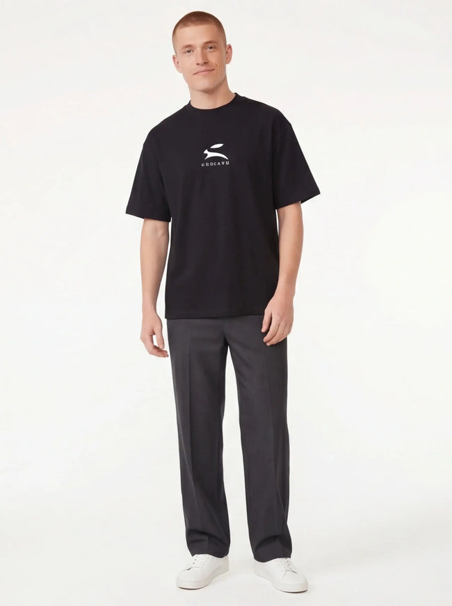 Essential T-Shirt by Grozavu - Fabric Display (Pos 1)