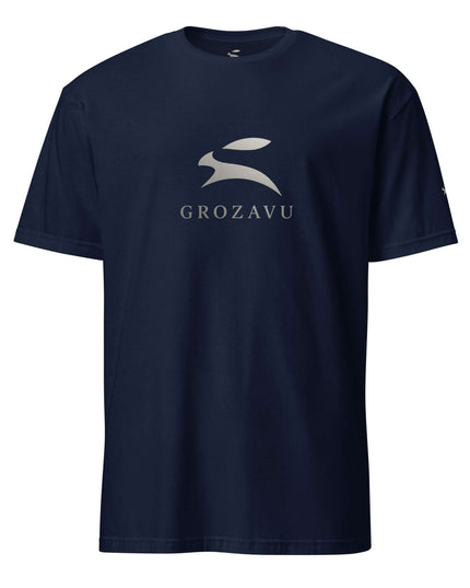 Front view of the Maison Grozavu Taupe Tee Loom in shirt — showing the structural collar.