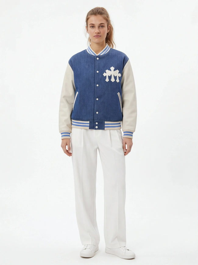 Giacca a patchwork con blocchi di colore must-have