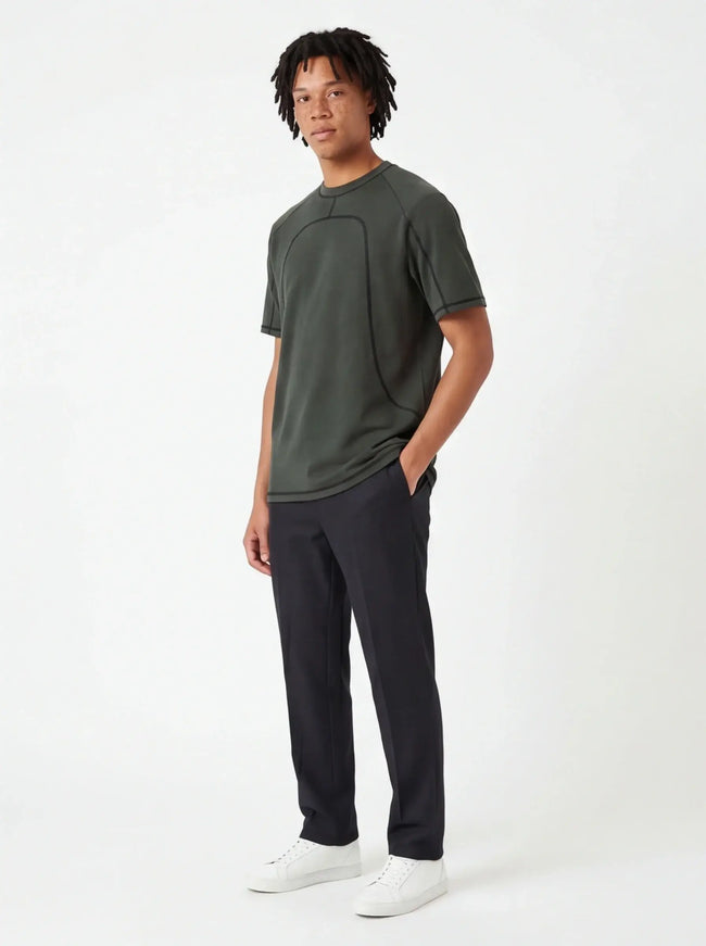 Flawless T-Shirt – with Fine Texture with Streetwear Attitude
