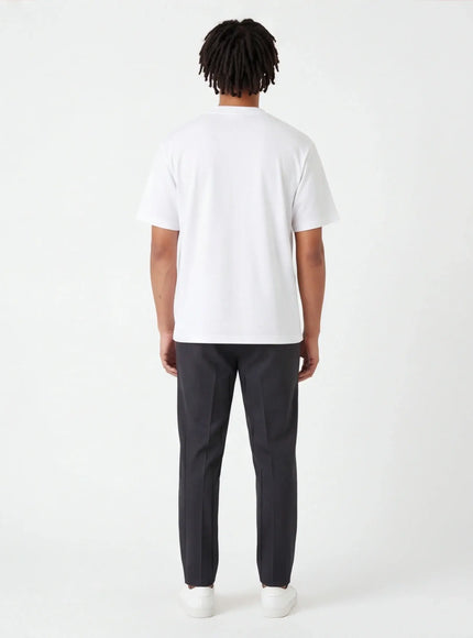 Makelloses T-Shirt – aus luxuriösem Twill für eine mutige Silhouette
