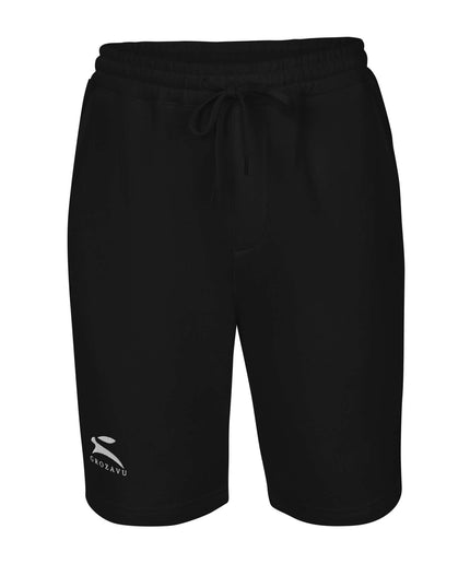Grozavu fleece shorts in 280 g/m2 cotton fleece, relaxed tapered fit