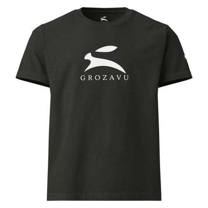 Grozavu garment-dyed oversized tee in 220 g/m2 ring-spun cotton