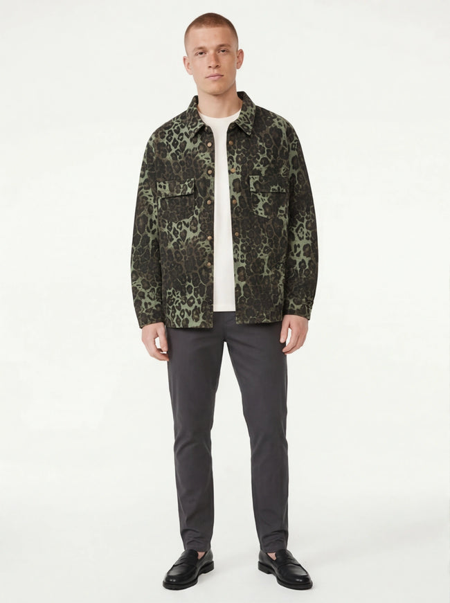 Essential Fit Leopard Print Fitting Shirts