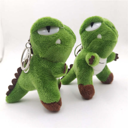 Green Dinosaur Plush Keychain - cute and trendy dinosaur keychains, perfect for accessories and fashion.