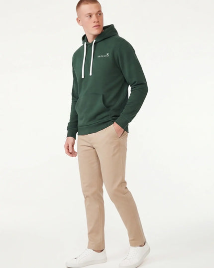 Front view of the Maison Grozavu Quiet Alabaster Crewneck in crewneck — showing the premium fabric texture.