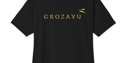 Grozavu boxy tee in 170 g/m2 combed ring-spun cotton with dropped shoulders