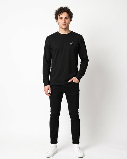 Grozavu heavyweight long sleeve tee in 220 g/m2 combed ring-spun cotton — view 9