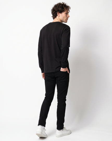 Grozavu heavyweight long sleeve tee in 220 g/m2 combed ring-spun cotton — view 8