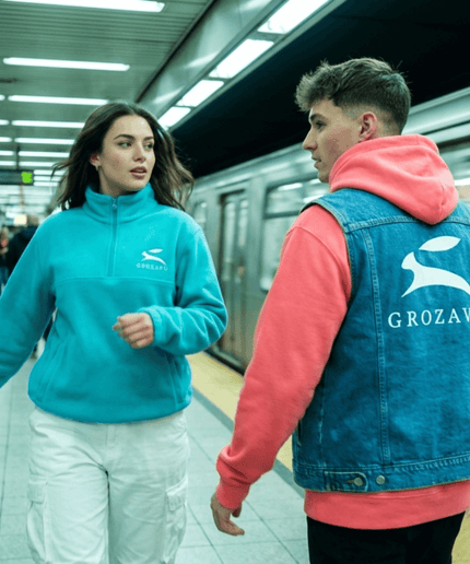 A collage of happy customers wearing their favorite Grozavu street style fits