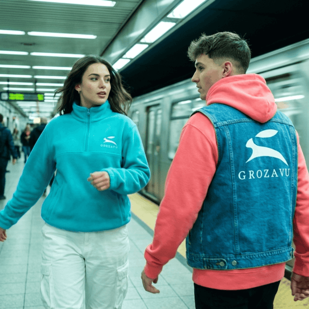 A collage of happy customers wearing their favorite Grozavu street style fits