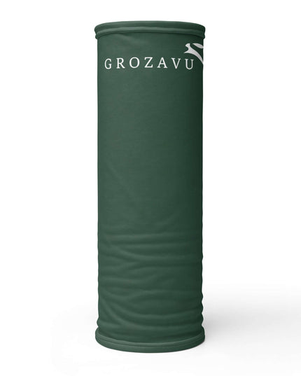 Front view of the Maison Grozavu Lightweight Sand Neck Gaiter in gaiter — showing the structural collar.