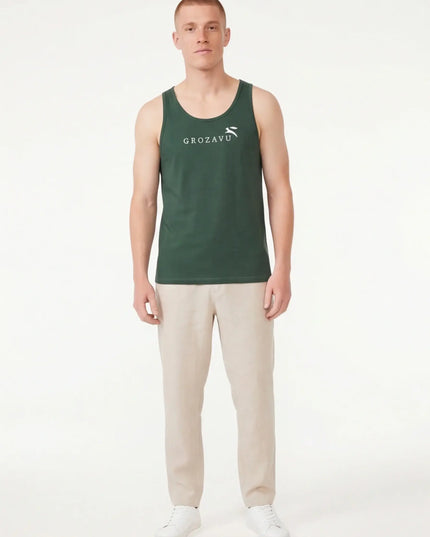 Front view of the Maison Grozavu Formidable Earth Top in top — showing the structural collar.