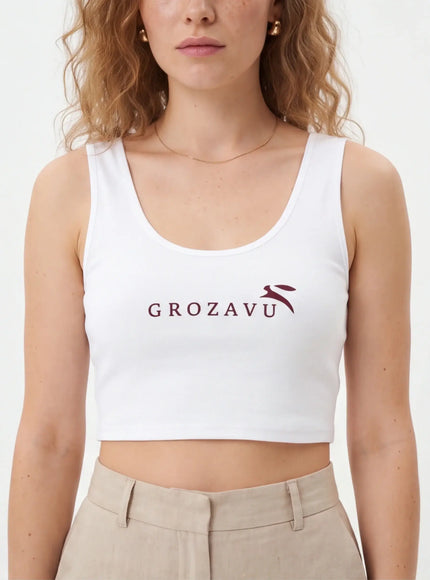 Crop Top Premium – da Cotone Supremo per una Presenza Forte