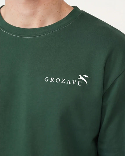 Detail shot of the Maison Grozavu Uncompromising Iron Sweater in collection — showing the sophisticated hardware.