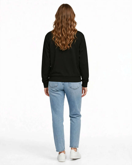 Back view of the 308 g/m² recycled polyester track jacket