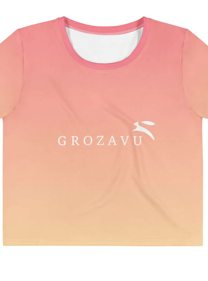 Urban-Chic Crop Top by Grozavu - High-Quality Texture (Pos 2)