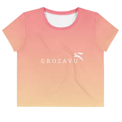 Urban-Chic Crop Top by Grozavu - High-Quality Texture (Pos 2)