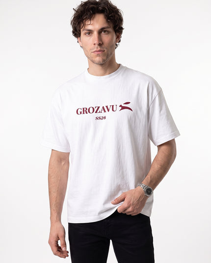 Grozavu oversized heavyweight tee in 237 g/m2 cotton with drop shoulders — view 18