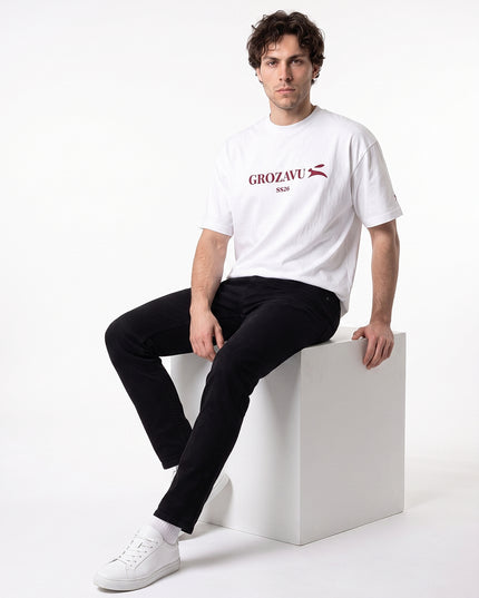 Grozavu oversized heavyweight tee in 237 g/m2 cotton with drop shoulders — view 19