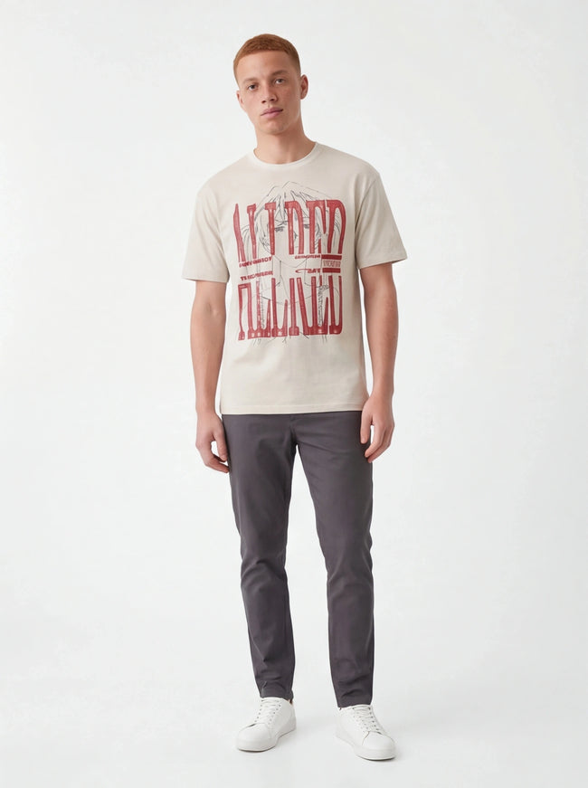 T-Shirt Premium – in Twill di Lusso per uno Stile Minimalista