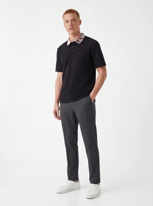 Signature Polo Shirt – from Luxury Twill for an Urban Aesthetic