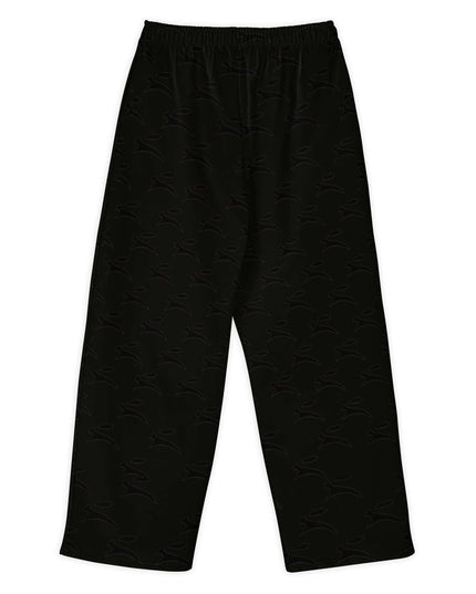 Grozavu Hare wide-leg pants in 300 g/m² cotton stretch, back view