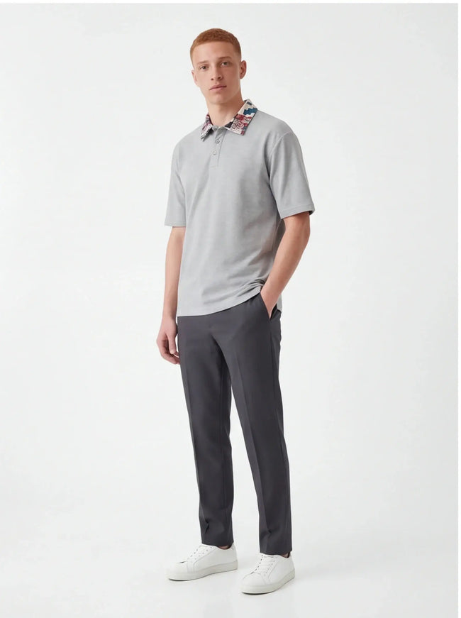 Signature Poloshirt – aus luxuriösem Twill für eine urbane Ästhetik