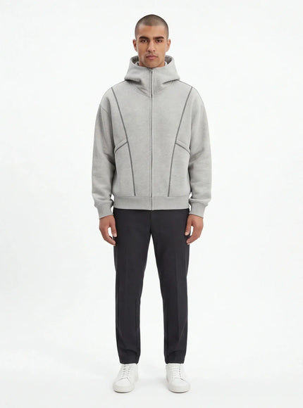 Plüsch Sweatshirt – aus biologischen Fasern mit raffinierten Details