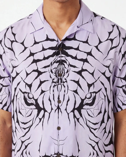 Maison Grozavu Concrete Shirt Structure in signature tone — front view showing the clean back yoke detail