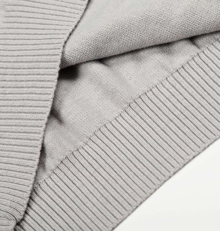 High Neck Street Knit Sweater – Loose Fit featuring soft textured fabric and stylish ribbed details.