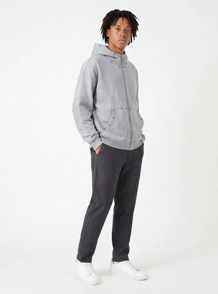 Sweatshirt Lourd – avec Texture Fine pour un Style Minimaliste