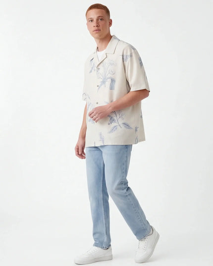 Elevated Quartz Shirt lifestyle image — the piece worn in context showing natural drape and proportions