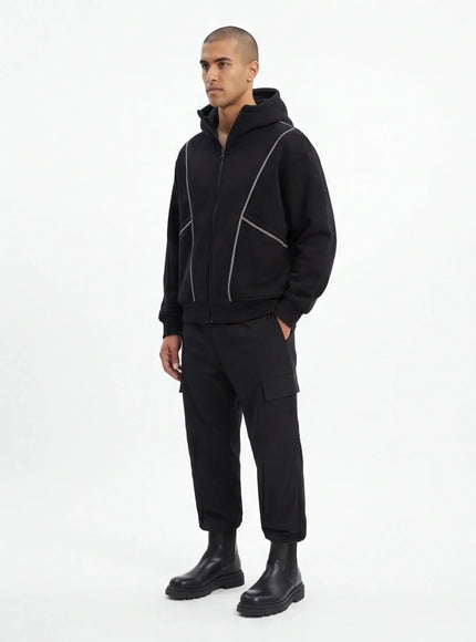 Plüsch Sweatshirt – aus biologischen Fasern mit raffinierten Details
