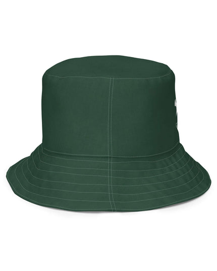 Front view of the Maison Grozavu Earth Cap Silhouette in hat — showing the premium fabric texture.