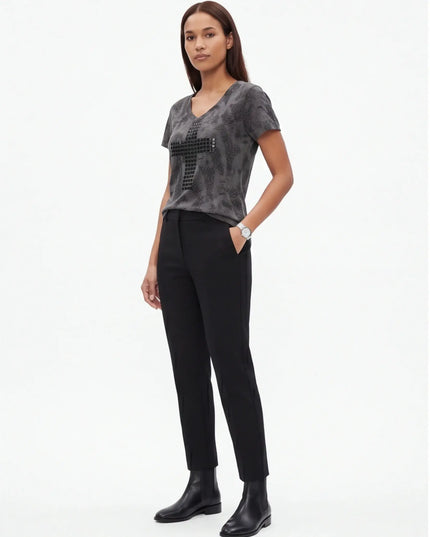 Seamless Quartz Tee — styled lifestyle shot showing the piece integrated into a minimal streetwear look