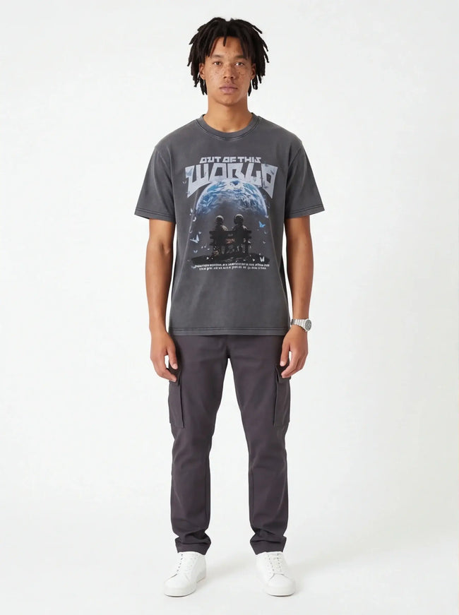 T-Shirt Essenziale – in Twill di Lusso con una Finitura Superiore