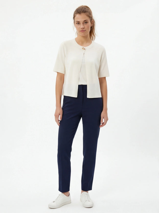 Must-Have Rundhals Einfach Strick